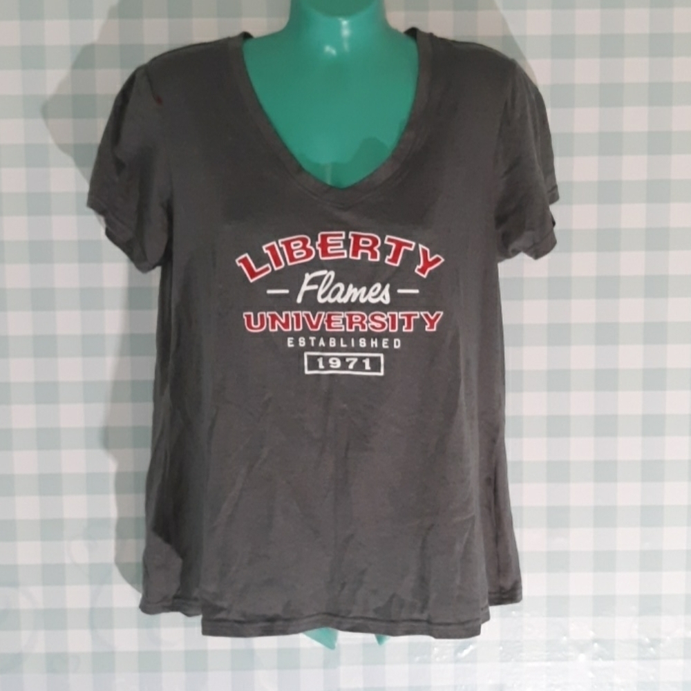Champion Large Liberty University Flames Tee